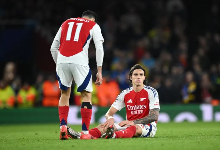 Calafiori could miss Liverpool