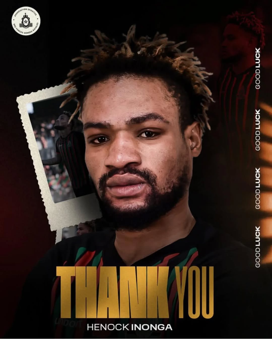 FAR Rabat Part Ways with Defender Henock Inonga After Just One Season