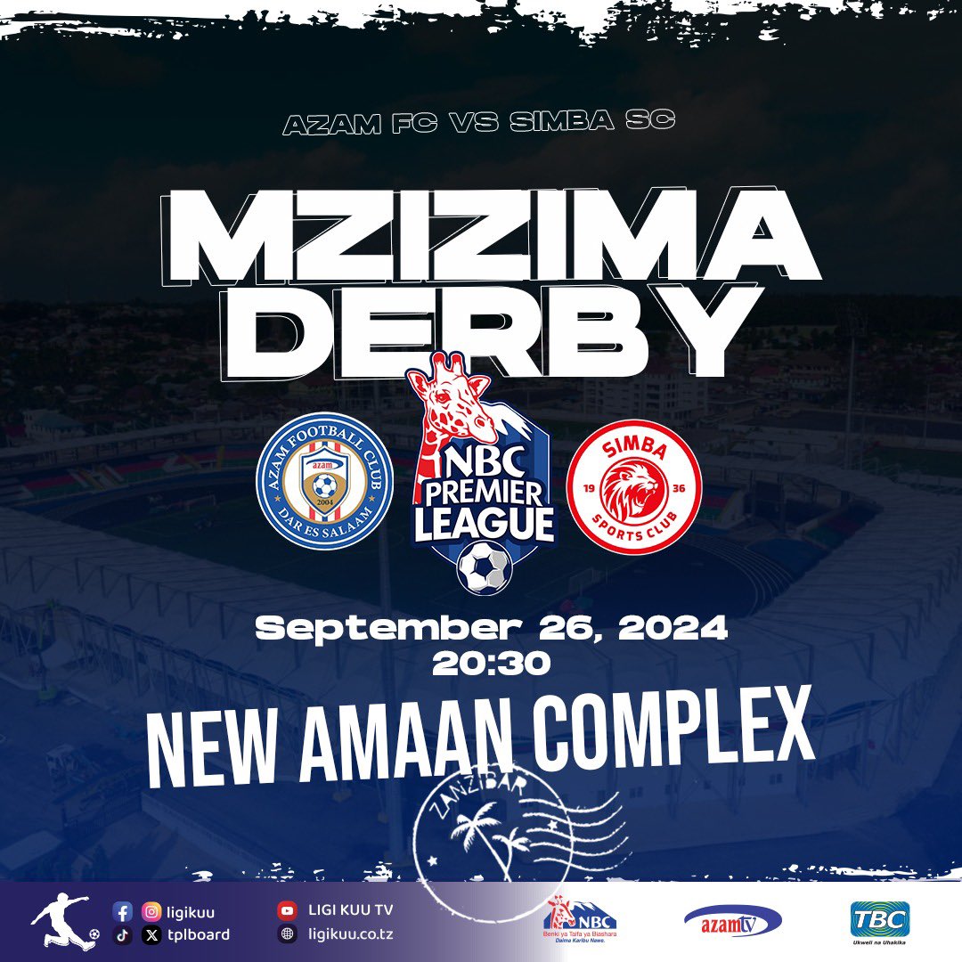 Azam Fc vs Simba in Zanzibar